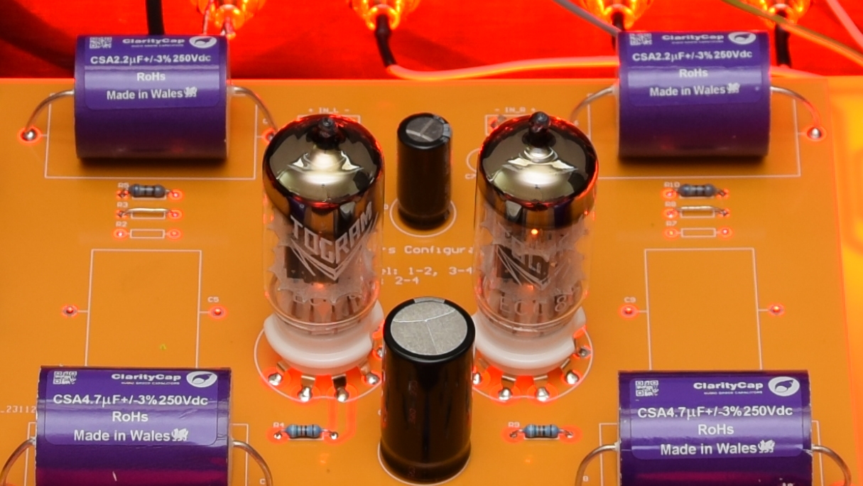 Audiozen Insight 2024 - NOS tubes and ClarityCap CSA series polypropylene capacitors